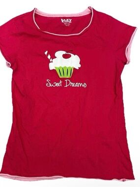 Women’s Lazy One Sweet Dreams Pajama Shirt Size XS